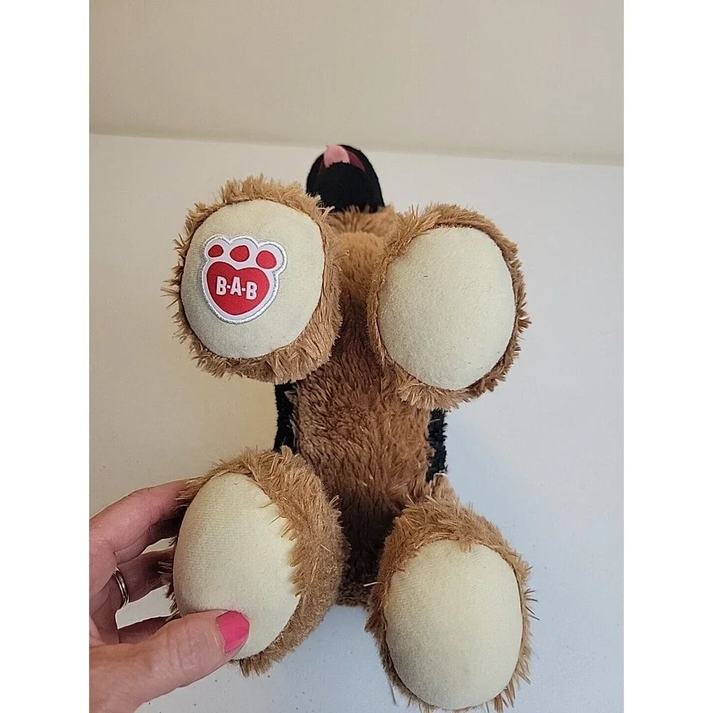 Build-A-Bear Plush German Shepherd Puppy Dog Stuffed Animal Brown Black BAB